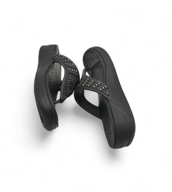Saboti dama Crocs 40  alte materiale , negru - imagine 4