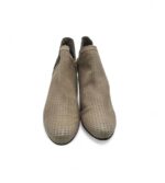 Botine dama 40 imitatie de piele , crem gri - imagine 3