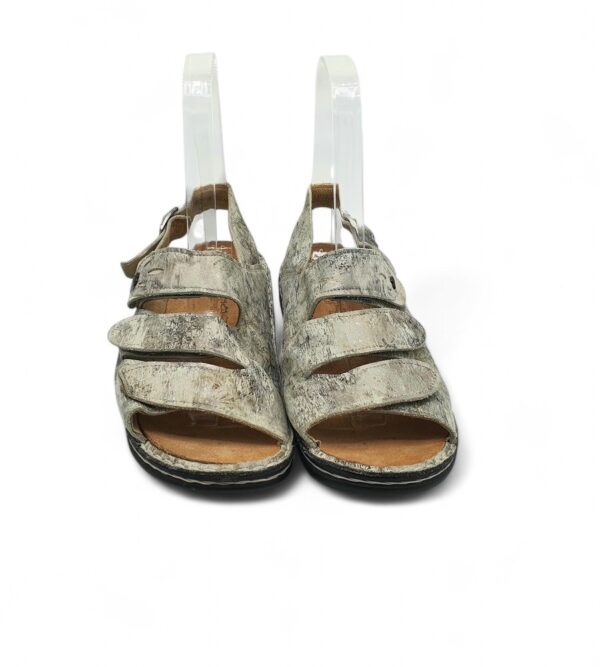 Sandale dama Finn Comfort 42 piele  gri - imagine 3