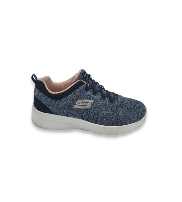 Adidasi dama Skechers 41 material textil , albastru - imagine 1