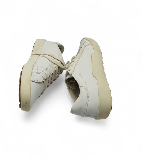 Adidasi  dama Zara 39 imitatie de piele alb - imagine 4