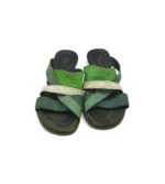 Saboti dama Think, 39, piele, verde - imagine 3