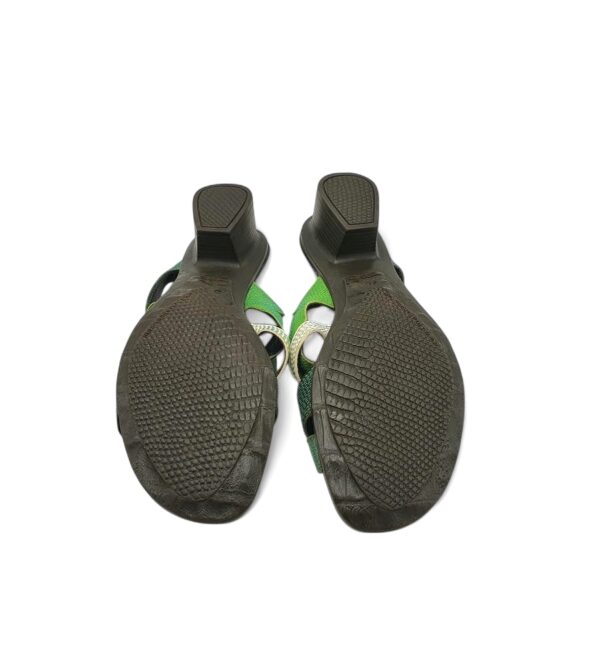Saboti dama Think, 39, piele, verde - imagine 5