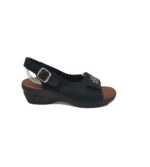 Sandale dama Pavers, 38, piele, negru