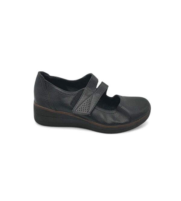 Pantofi dama Easy Street, 37, imitatie de piele, negru - imagine 1