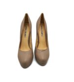 Pantofi dama Buffalo, 40, piele, crem - imagine 3