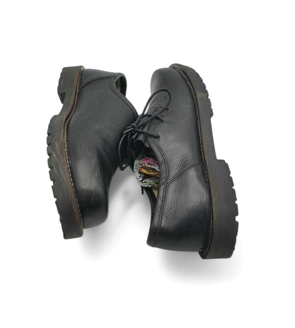 Pantofi barbati,  44 , piele, negru - imagine 4