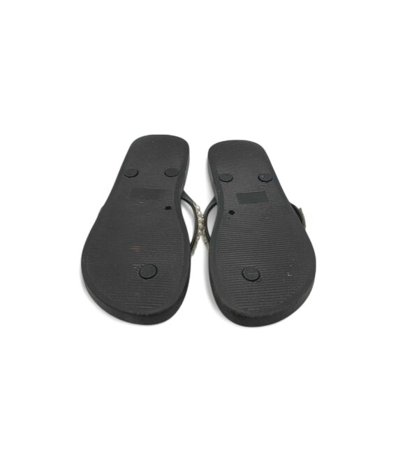 Slapi dama 37, alte materiale , negru auriu - imagine 5