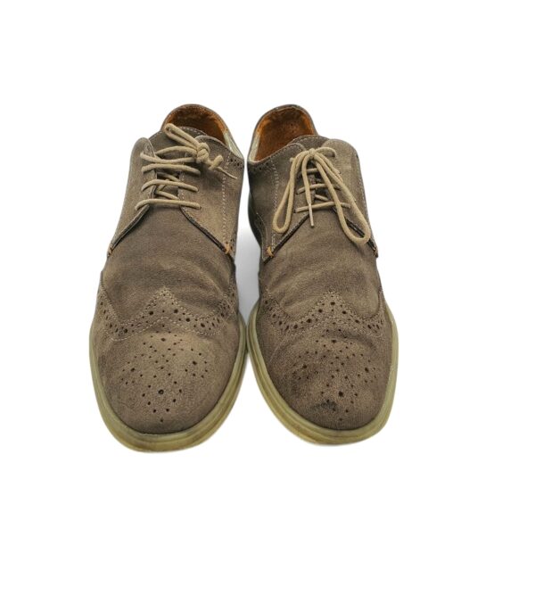Pantofi barbati Amore, 45,  piele intoarsa , maro - imagine 3