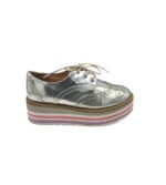 Pantofi dama Catwalk, 36, imitatie de piele, argintiu