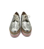Pantofi dama Catwalk, 36, imitatie de piele, argintiu - imagine 3