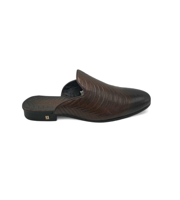 Saboti barbati, 43, piele, maro - imagine 1