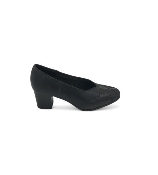 Pantofi dama Easy Street,  37, imitatie de piele, negru - imagine 1