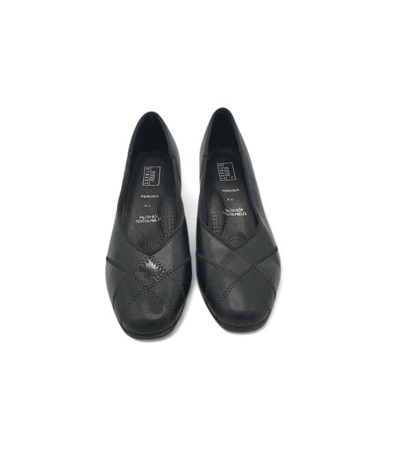 Pantofi dama Easy Street,  37, imitatie de piele, negru - imagine 3