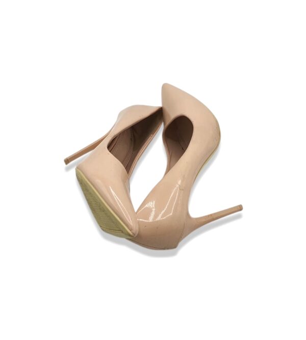 Pantofi dama 38 imitatie de piele , crem - imagine 4