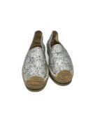Espadrile dama Mia Ejo 37 material textil , argintiu - imagine 3