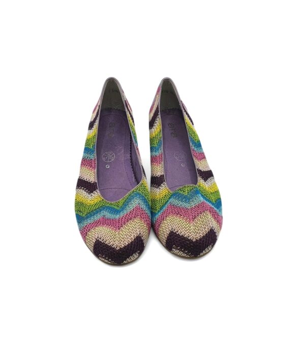 Balerini dama Ara, 39, material textil, multicolor - imagine 3