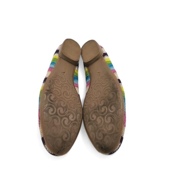 Balerini dama Ara, 39, material textil, multicolor - imagine 5