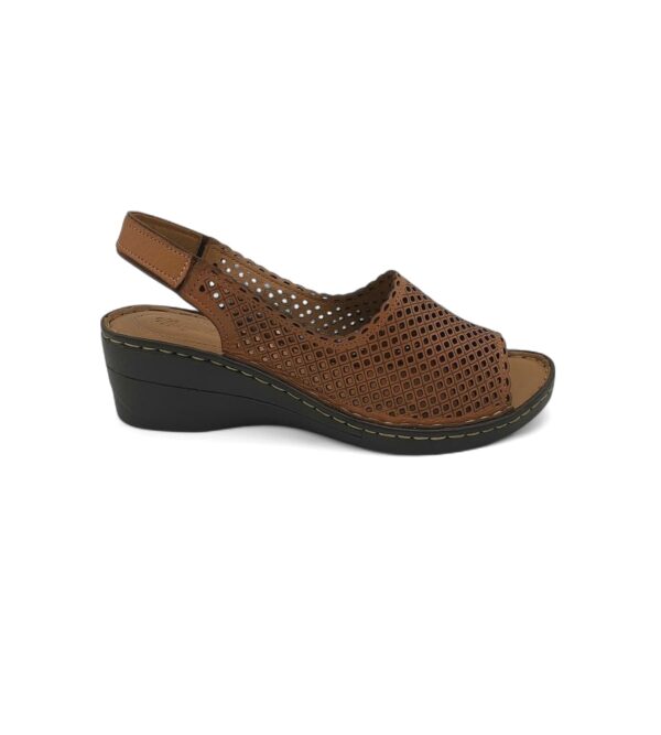 Sandale dama Maya by Alpa, 39, piele, maro - imagine 1