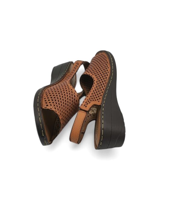 Sandale dama Maya by Alpa, 39, piele, maro - imagine 4