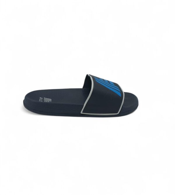 Slapi barbati Aldi 44 alte materiale , negru albastru - imagine 1