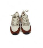 Adidasi dama Nike, 36, piele, imitatie de piele, alb gri visiniu - imagine 3