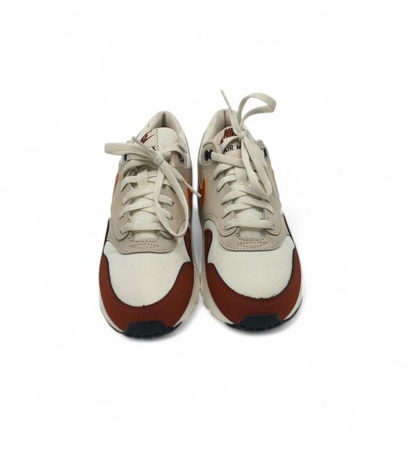 Adidasi dama Nike, 36, piele, imitatie de piele,  alb gri visiniu - imagine 3