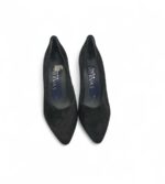 Pantofi dama Brigitte Servas, 36, piele intoarsa, negru - imagine 3