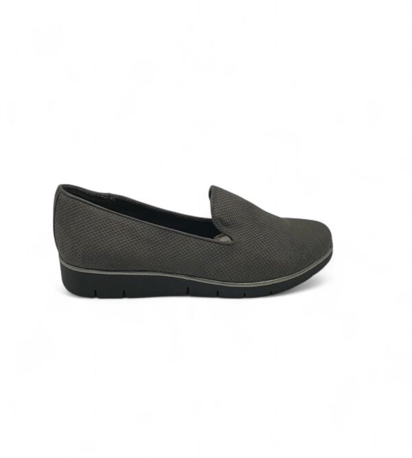Mocasini dama Graceland 40 material textil, gri - imagine 1