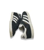 Adidasi dama Adidas, 40, piele intoarsa, negru alb - imagine 4