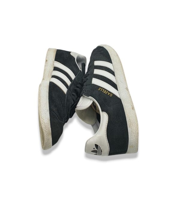 Adidasi dama Adidas, 40, piele intoarsa, negru alb - imagine 4