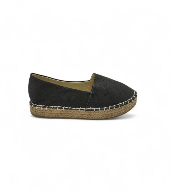 Espadrile dama Topway, 37,  imitatie de piele, negru - imagine 1
