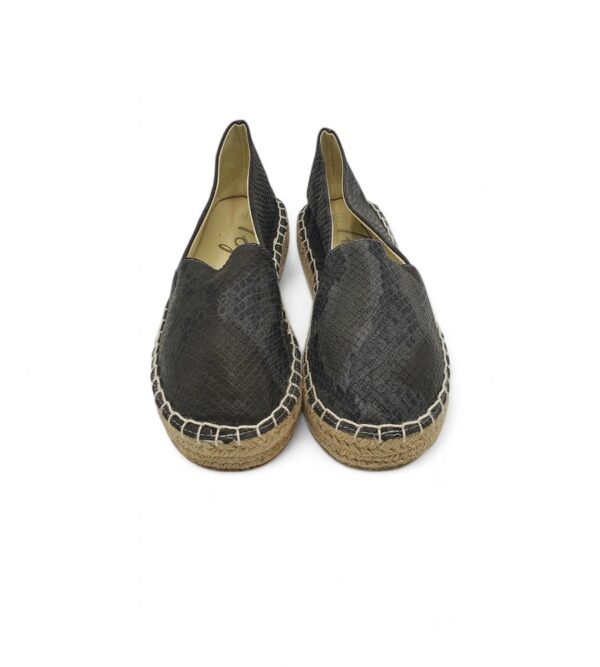 Espadrile dama Topway, 37,  imitatie de piele, negru - imagine 3