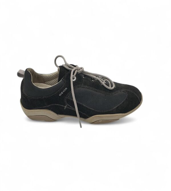 Adidasi dama Geox, 39, piele intoarsa, negru - imagine 1