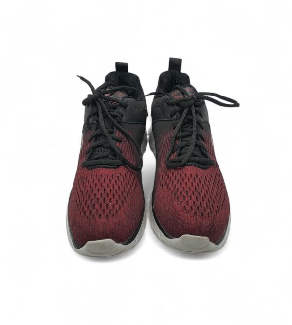 Adidasi barbati Skechers, 44, material textil, negru rosu - imagine 3