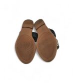 Saboti dama C&A, 37, imitatie de piele, negru alb - imagine 5