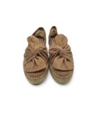Espadrile dama Stradivarius, 39, material textil, maro - imagine 3