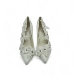 Pantofi dama Small Swan, 36, imitatie de piele, alb - imagine 3
