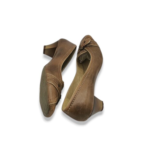 Pantofi dama 5th Avenue 39 piele , maro - imagine 4