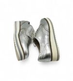 Pantofi dama Sds 40 imitatie de piele, gri - imagine 4