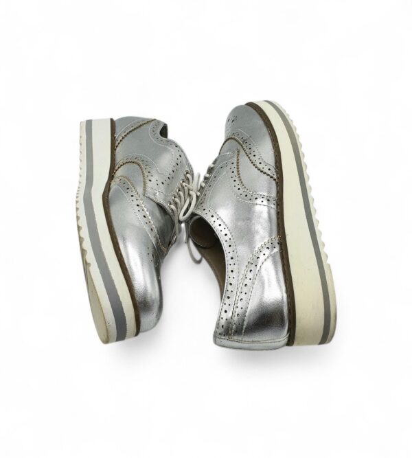 Pantofi dama Sds 40 imitatie de piele, gri - imagine 4