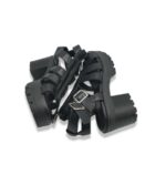 Sandale dama Catwalk, 36, imitatie de piele, negru - imagine 4