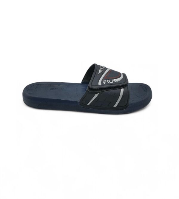 Slapi barbati Fila, 43, alte materiale, negru albastru - imagine 1