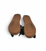Saboti dama, 37, material textil, negru - imagine 5