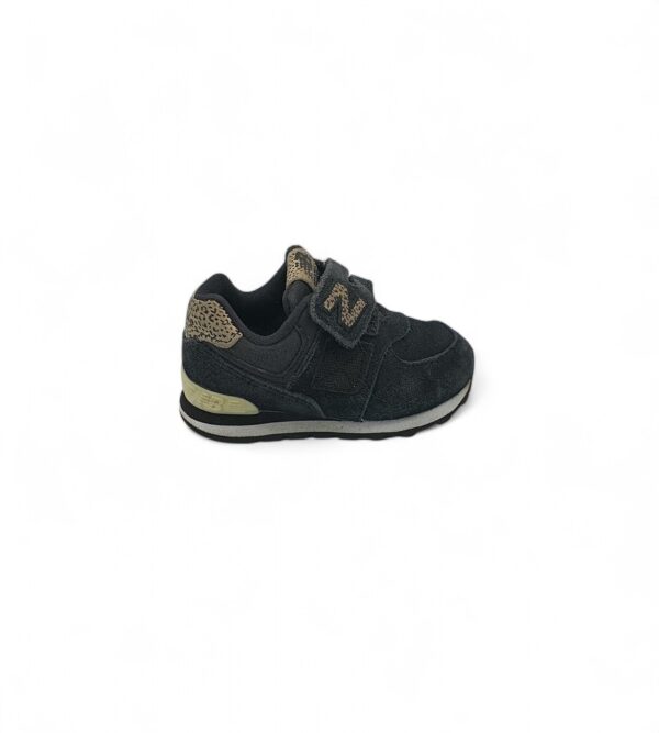 Adidasi copii  New Balance 25 piele intoarsa , negru - imagine 1