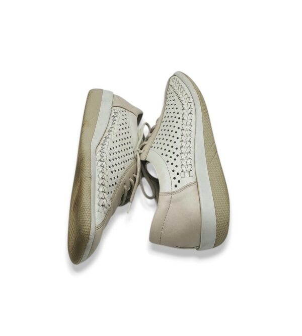Pantofi dama Remonte 38 imitatie de piele, alb crem - imagine 4