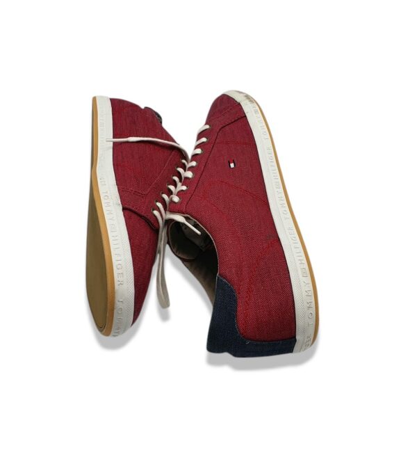 Tenisi barbati Tommy Hilfiger 45 material textil, rosu - imagine 4