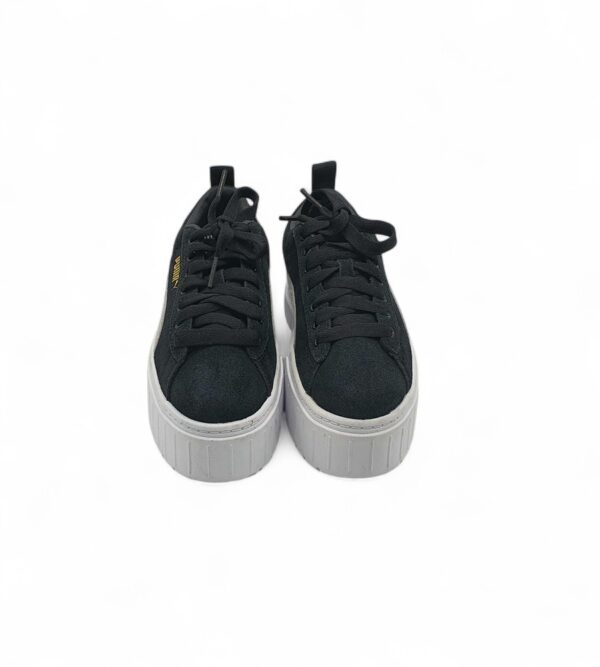 Adidasi dama Puma, 36,  piele intoarsa, negru - imagine 3