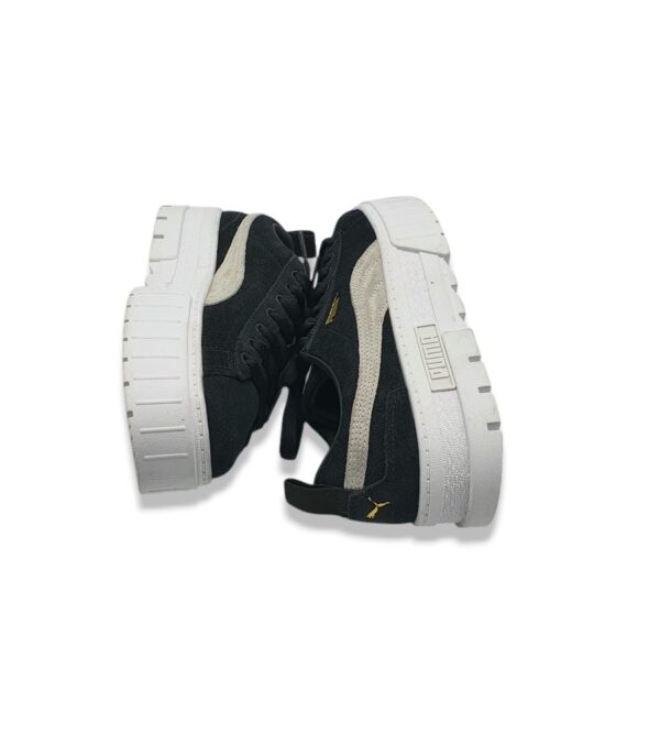 Adidasi dama Puma, 36,  piele intoarsa, negru - imagine 4