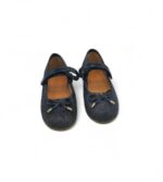 Balerini copii Cupcake 29 imitatie de piele, bleumarin - imagine 3